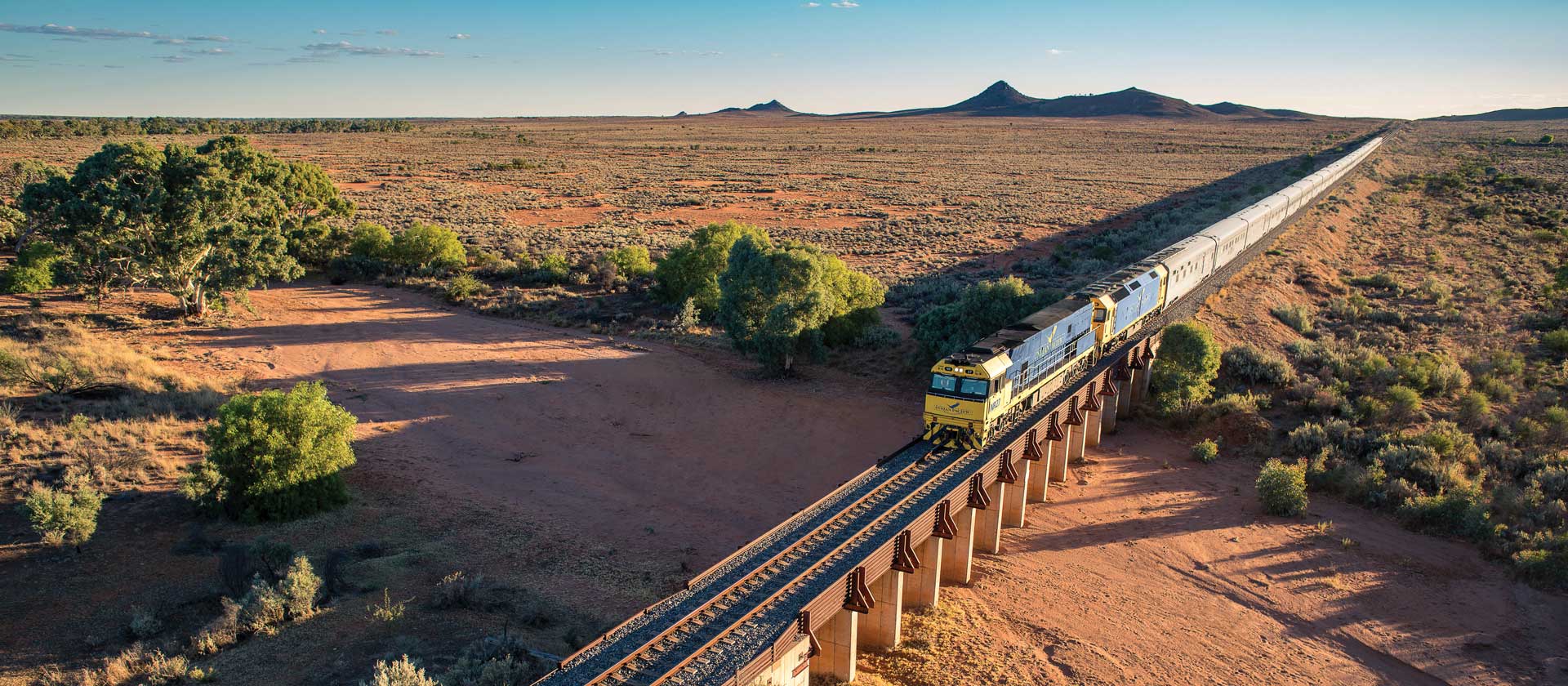 train trip australia