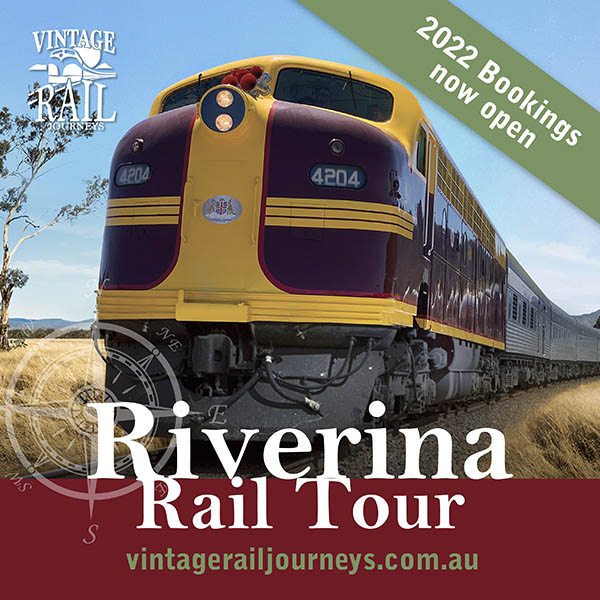 riverina rail tour 2022