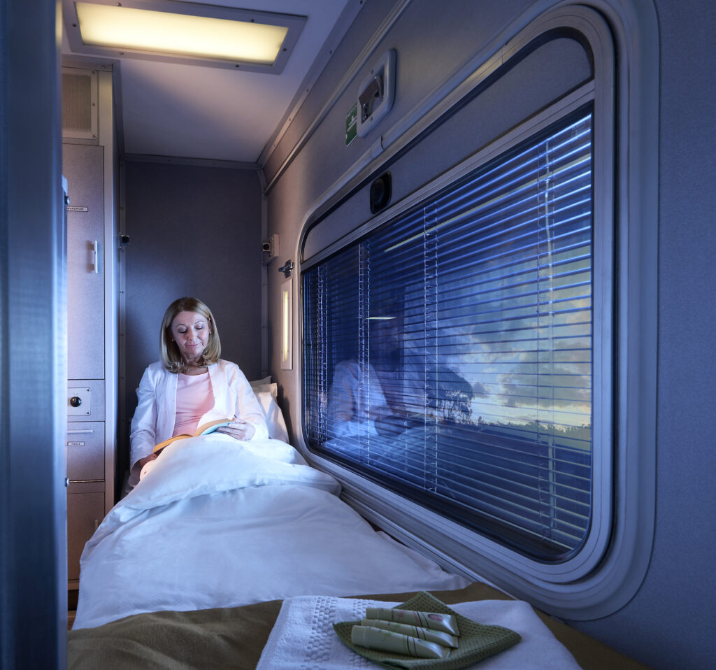 First Class Sleeper by night - Spirit of the Outback