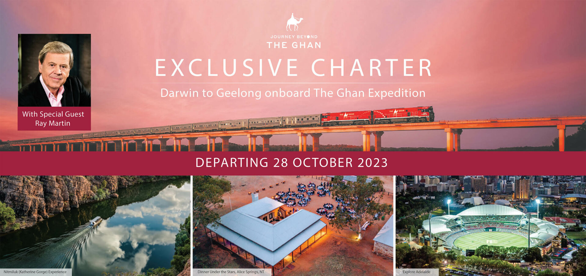 The Ghan Darwin to Geelong 2023 Exclusive with Special Guest Ray